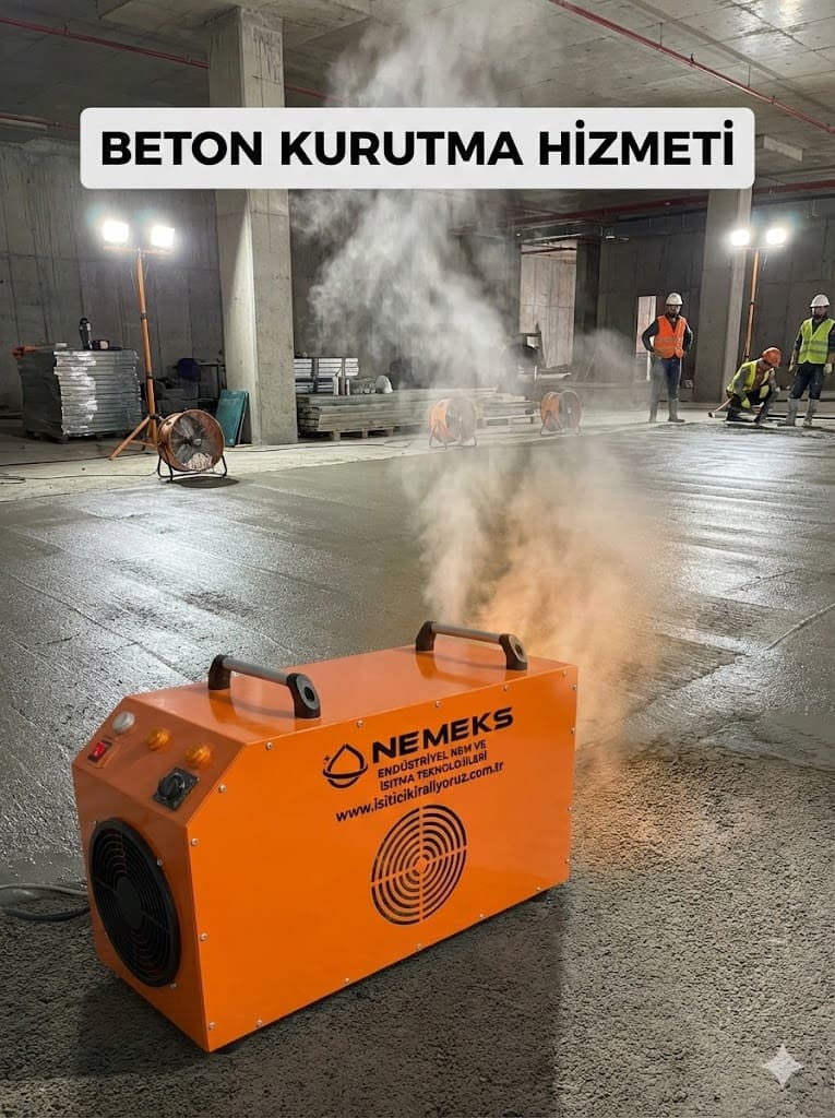 Beton Kurutma - Görsel 1