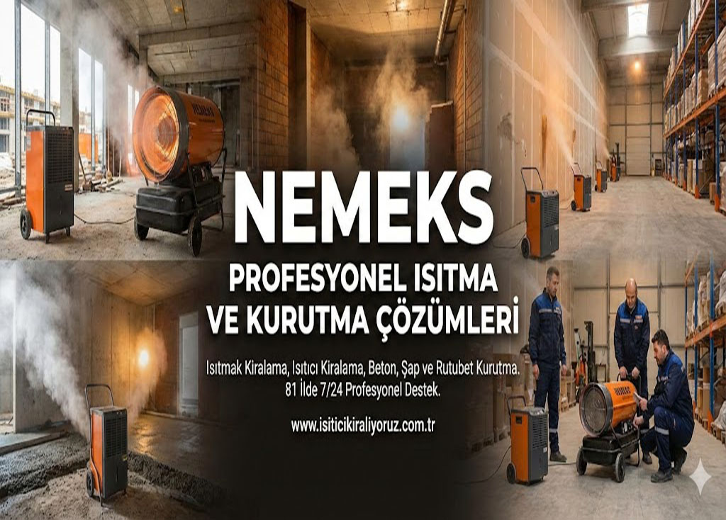 Profesyonel Isıtma ve Kurutma Hizmetleri - Isımak Kiralama